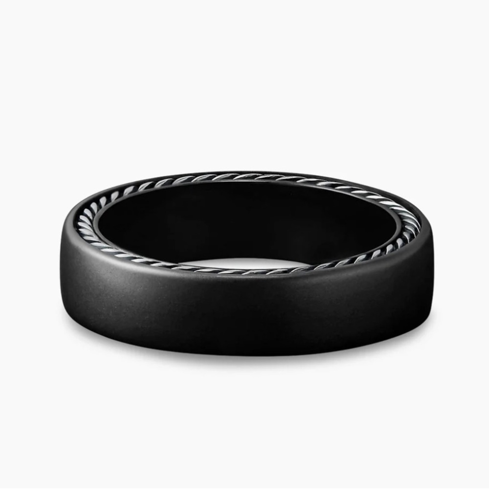 David Yurman Streamline Band Ring
Black Titanium Size 11